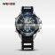 2015 LCD Men Watch White Quartz Sport Wrist Watch Digital Date Day Alarm Dual Time quartz timepiece