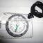 NEW Mini All in 1 Map MM INCH Outdoor Hiking Camping Measure Ruler Baseplate Compass