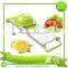Handheld Mandoline Vegetable Slicer Kitchen Set Stainless Steel Blades With Food Safety Holder 5Pcs Set BPA Free ABS Plastic
