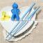 Standard FDA & LFGB colors mini silicone chopsticks for kids