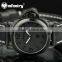 INFANTRY Fashion Black Men's Date Quartz Casual Leather Watch
