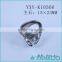 925 Sterling Silver Blank Ring , Silver Ring Without Stone Women Accessories