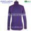 Women Running Outerwear Micro Polar Soft Shell Fleece Shirt Pullover with Half Zip