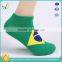 Popular Brand Name Non Slip Ankle Free Sample Cotton Socks Men