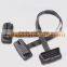 J1962 OBD2 connector Male to Female Extension Flat Split Y cable