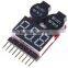 RC iMAX B6 Lipo NiMH Pb 1-8S 2in1 RC Li-ion Lipo Battery Low Voltage Meter Tester