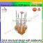 cosmetic brush display, counter acrylic makeup tools stand display