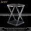 Factory directly custom modern 15mm colored clear acrylic dining chair