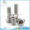 High quality 304 stainless cross recessed pan head machine screws