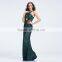 2017 newest special cutting elegant fashion lace evening dress