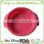 New design portable microwave cake molds silicone round shaped cake moulds with handle