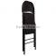 Folding chair with steel tube and MDF for leisure