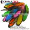 Wholesale Bulk dyed Multicolor Laced Hen Loose guinea Feathers for party decoration