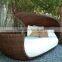 ESR-8485 Large Wicker Garden Patio Sun Bed China Rattan Furniture Supplier