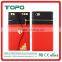 Gold Rivet leather mobile phone case cover mixed color zipper flip wallet Magnetic Buckle for iphone 6 6S plus