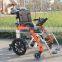 16kg Portable Rapid Folding Portable Handicapped Electric Wheelchair With Big Power