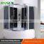 Steam shower room with jacuzi