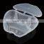 high quality plastic take-away food container with lid 1000ml apple -shape