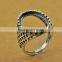 15*20mm 925 sterling silver antiqued silver vintage style oval bezel ring base blank supplies DIY findings 1223067