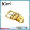 Fashion shiny gold custom metal ladies shoes buckles