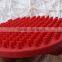 soft rubber grooming brush