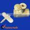 Machined brass casting bolt