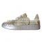 Fashion lady shining shoes,bling bling shoes,bling flat shoes