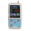 2016 Brand New 24 Hours Color Big LCD Ambulatory Blood Pressure Holter Monitor System English/ Spanish RM-ABPM2-Shelly