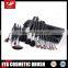 Complete Black 18 Pcs Professional Cosmetic Brush Kit