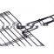 High Quality New Chrome Plated Non-stick BBQ Wire Mesh Triple Fish Grill Basket