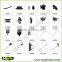 Electric fence Distance insulator for wood post