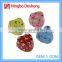 Colorful aluminium unique molds chocolate cup mould