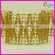 7.5cm Linen trimming Rhombic Shape for Home Decoration or Chirstmas Decoration