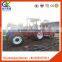 The tractor type shallot groove-cutting machine mini-tiller