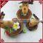 Lovely christmas deer style fine wickerwork basket for christmas gift