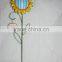 2015 Newest Metal Flower Garden Decoration Stake Garden Decoration Flower Metal Decorative Flower Stakes Garden Stakes