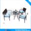 Outdoor Rattan Furniture Cafe Set Coffee Table And Chairs