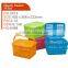 Customized usage food grade plastic vegetable picnic storage basket for sale