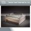 high quality glass top marble base small square coffee table