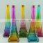 machine made glass vase for Home Decoration / square glass vase