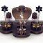 Custom Design Jewelry Decoration Shop Earring Necklace Ring Leather Jewelry Display Set