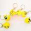 Fashion design various led flashing light emoji keychain