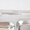Stainless Steel Canteen Serving Tray /Dinner fast food plate with 4 compartments