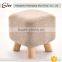 Ec-friendly cute child wood craft stool