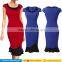 Latest Bodycon Pencil Business Work dress design Button Midi office dress for ladies 2016