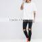 Guangzhou High Quality Custom Short Sleeve O-Neck White Mens 100% Cotton Oversized Comfortable Fit Casual Plain Dyed T-Shirt