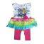 GZY bulk cheap baby girl boutique clothing set girls new design stock kid dress