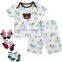 2017 Summer baby new design newborn gift set kids homewear with socks gift set