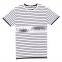 2017 Summer the Best Hot Sale Stripe o Neckline Stripe Fancy Short Sleeve t Shirt for Men