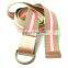 2015 Fashionable Double Circle Buckle D Ring Canvas Belt